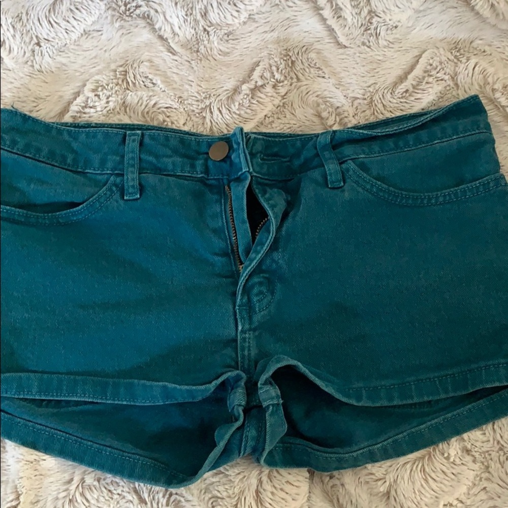 American apparel denim shorts